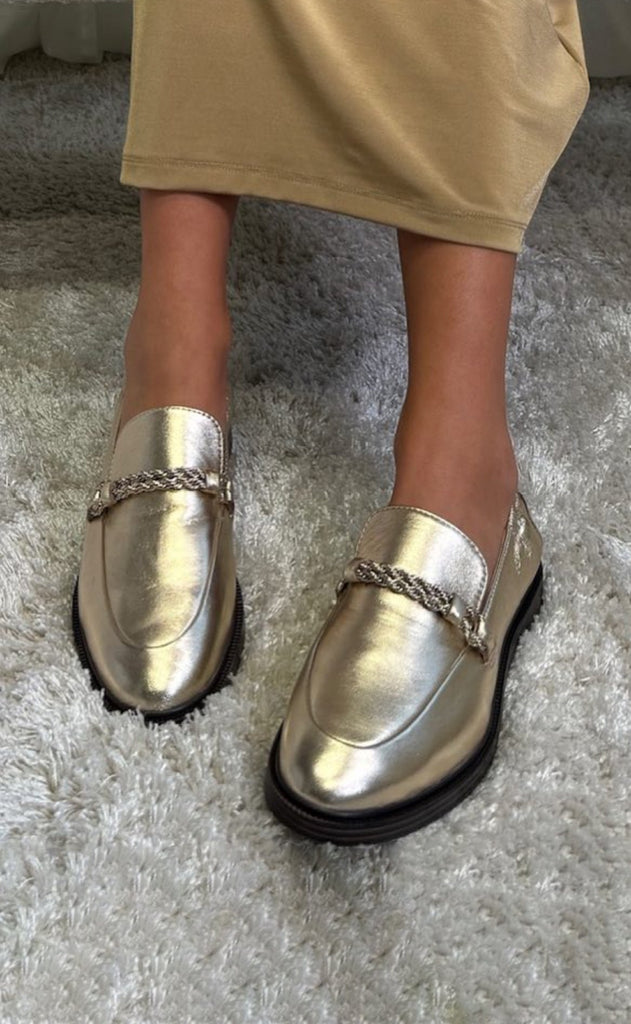Copenhagen Shoes Loafers - Love And Walk - Platino