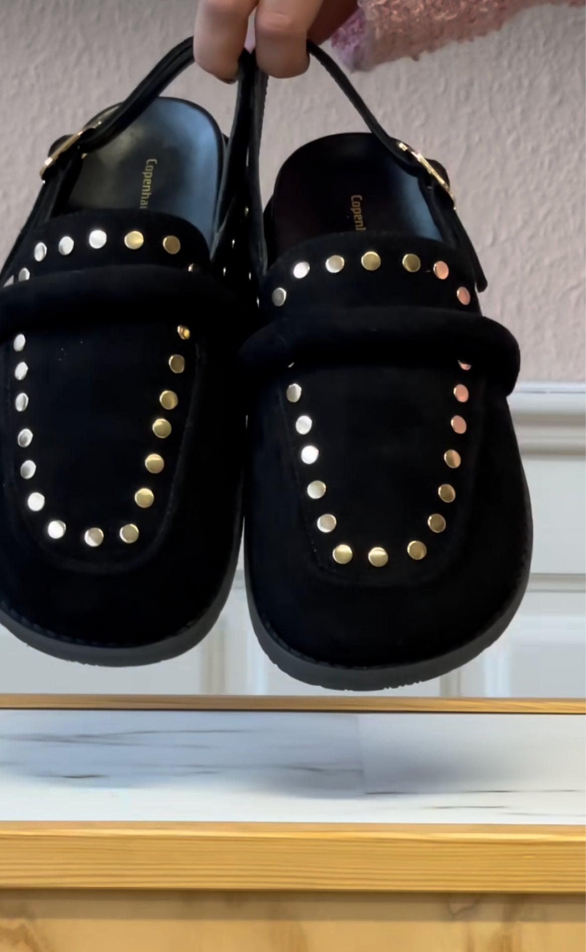 Copenhagen Shoes Loafers - Milla - Black Suede