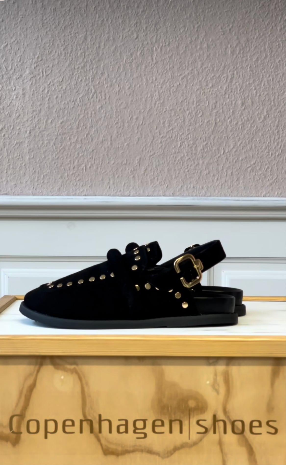 Copenhagen Shoes Loafers - Milla - Black Suede