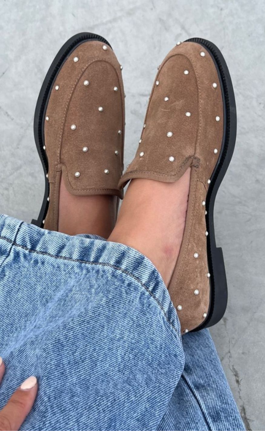 Copenhagen Shoes Loafers - Pearl Lovers Suede - Cappuccino