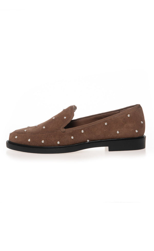 Copenhagen Shoes Loafers - Pearl Lovers Suede - Cappuccino