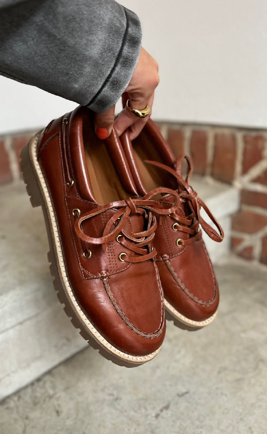 Copenhagen Shoes Loafers - The Walk - Leather Cognac