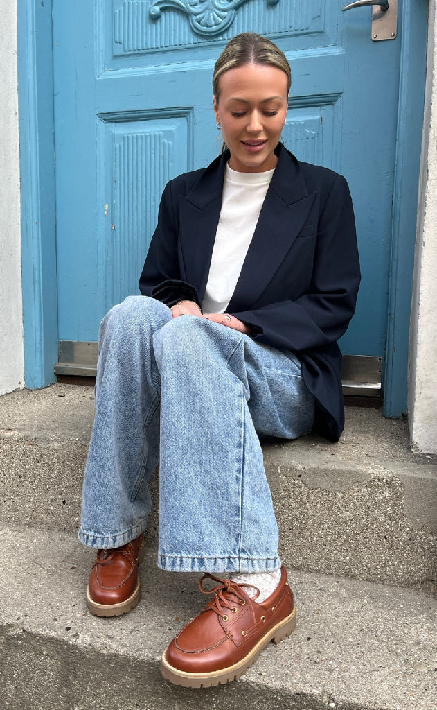Copenhagen Shoes Loafers - The Walk - Leather Cognac