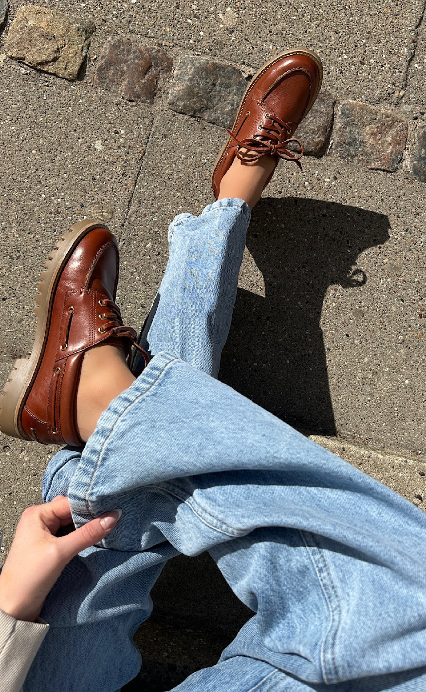 Copenhagen Shoes Loafers - The Walk - Leather Cognac