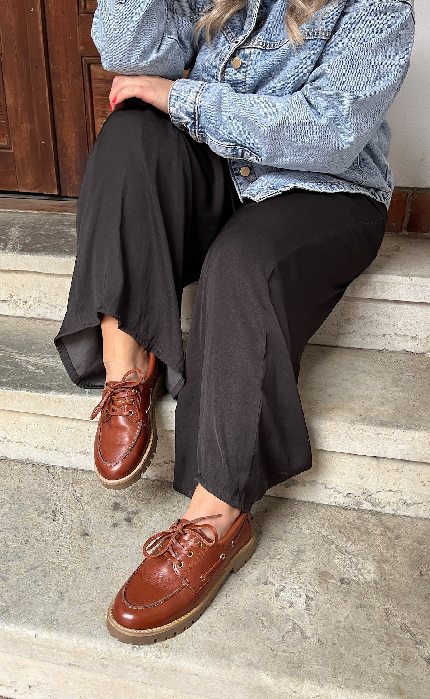 Copenhagen Shoes Loafers - The Walk - Leather Cognac