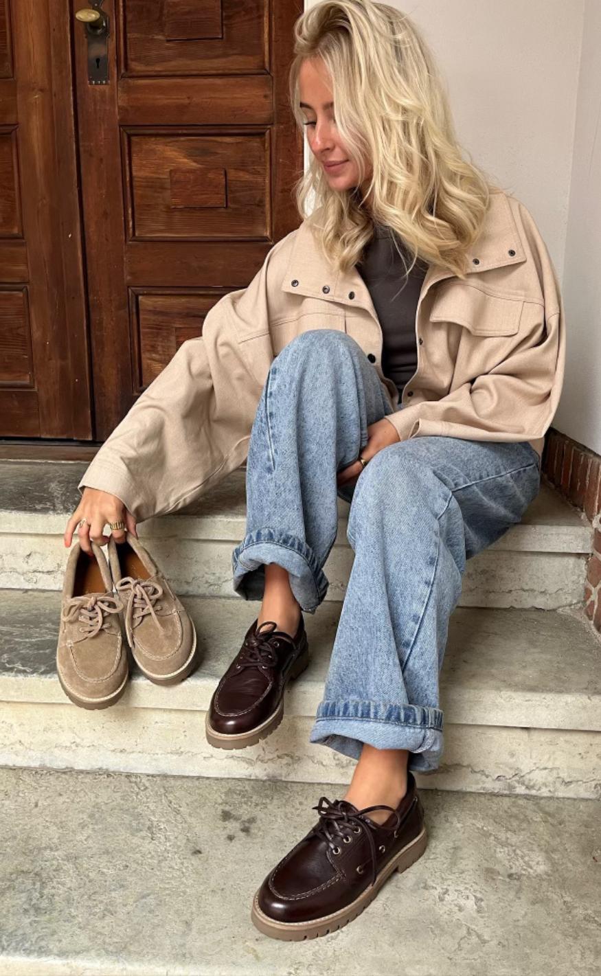 Copenhagen Shoes Loafers - The Walk - Suede Biscuit