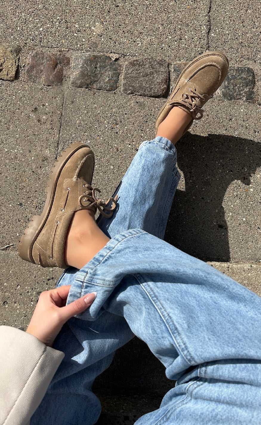 Copenhagen Shoes Loafers - The Walk - Suede Biscuit