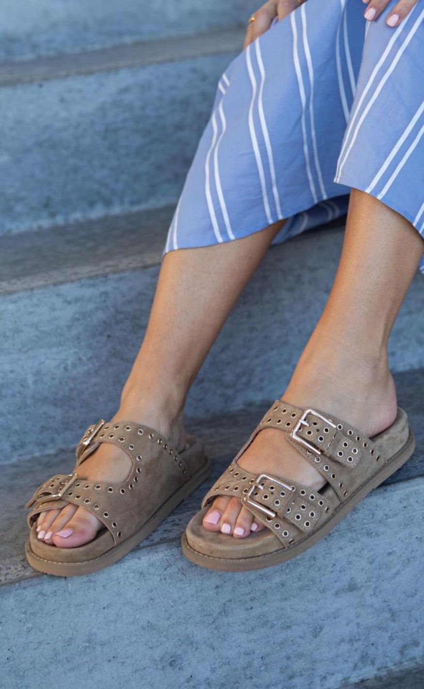 Copenhagen Shoes Sandal - As Summer Suede - Biscuit