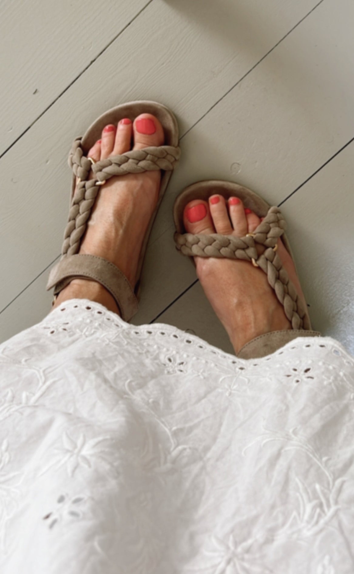 Copenhagen Shoes Sandaler - Beach Suede - Biscuit