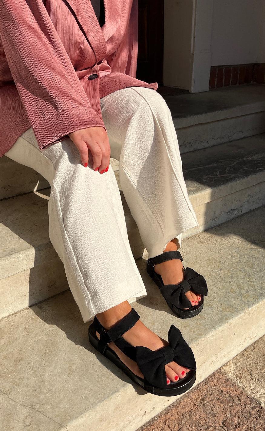 Copenhagen Shoes Sandaler By Josefine Valentin - Sky And Diamonds - Black