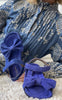 Copenhagen Shoes Sandaler By Josefine Valentin - Sky And Diamonds Suede - Electric Blue