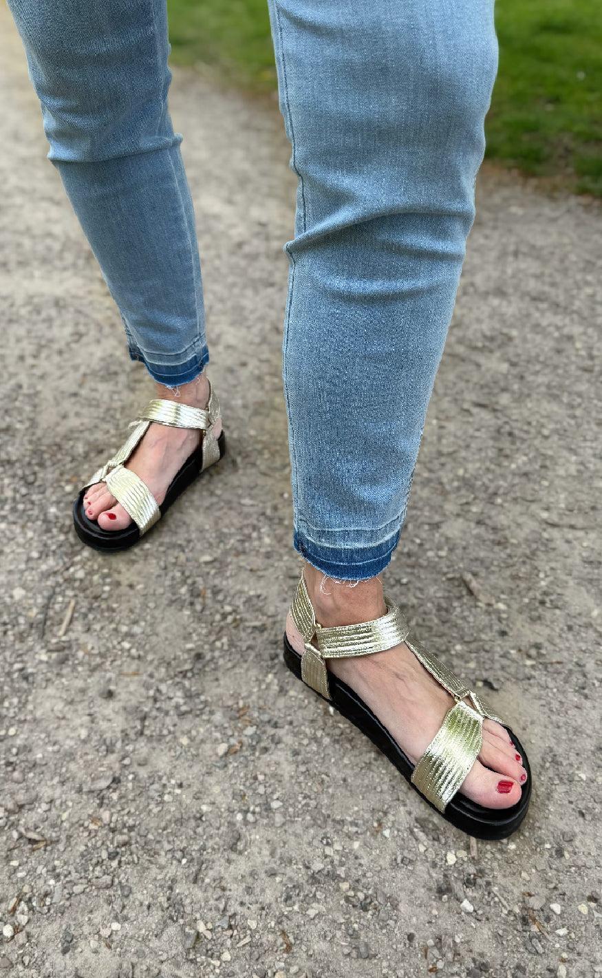 Copenhagen Shoes Sandaler - Carrie Leather - Gold