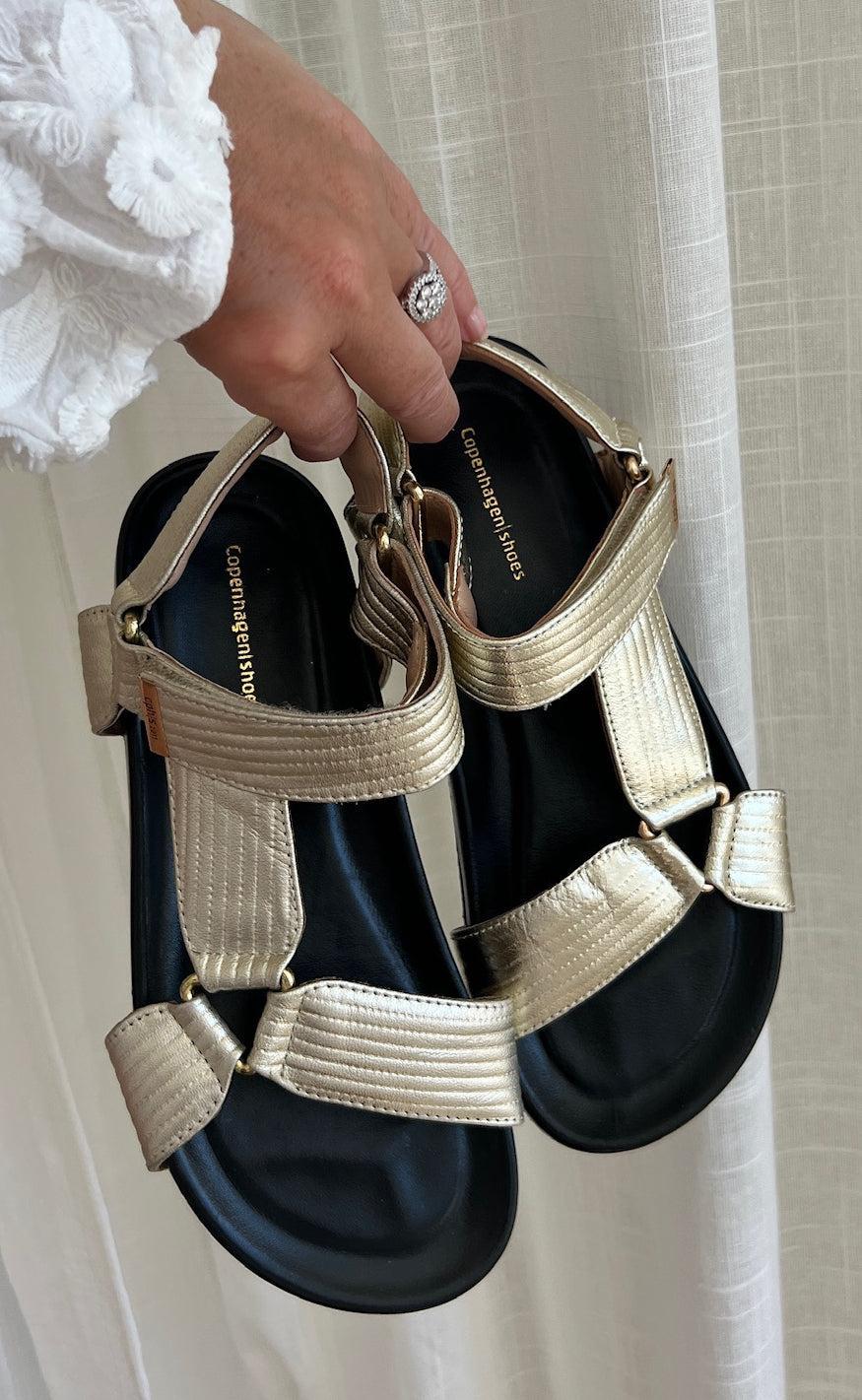 Copenhagen Shoes Sandaler - Carrie Leather - Gold