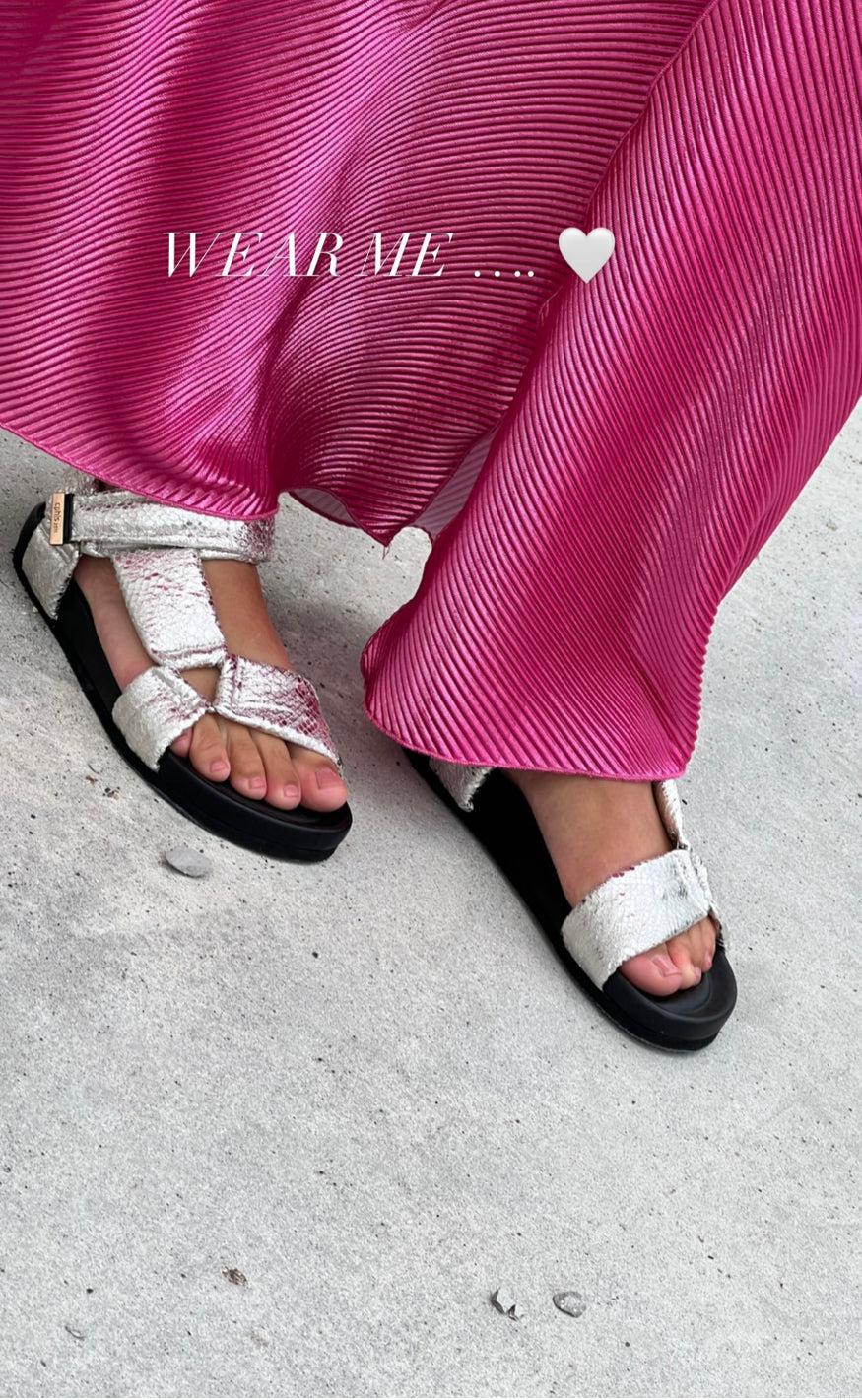 Copenhagen Shoes Sandaler - Carrie Moon - Silver Snake