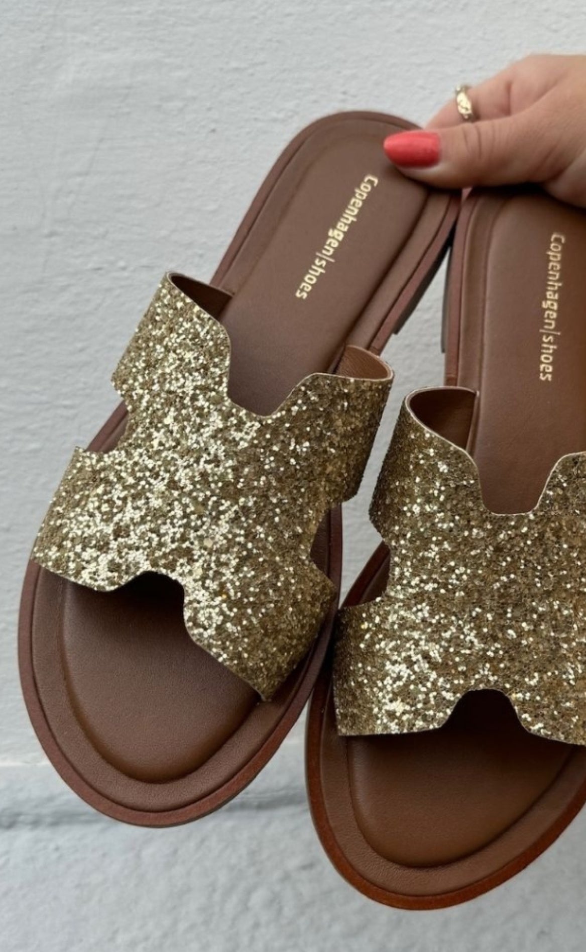 Copenhagen Shoes Sandaler - Ivy - Gold Glitter