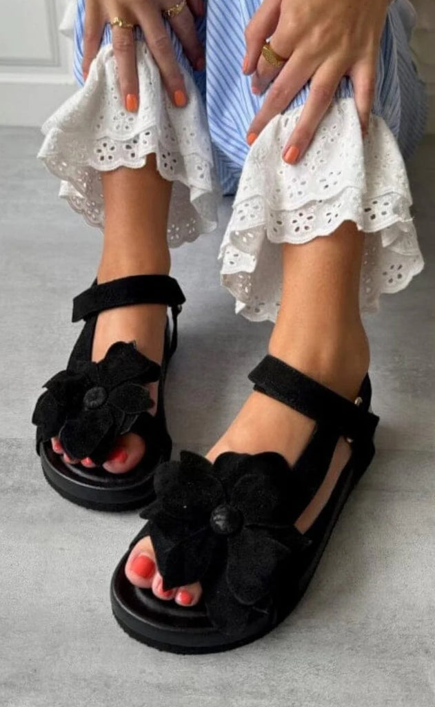 Copenhagen Shoes Sandaler - My Flowers - Black