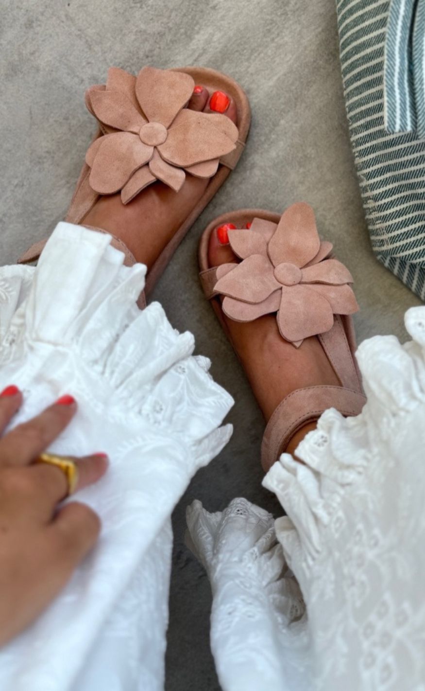 Copenhagen Shoes Sandaler - My Flowers - Papaya