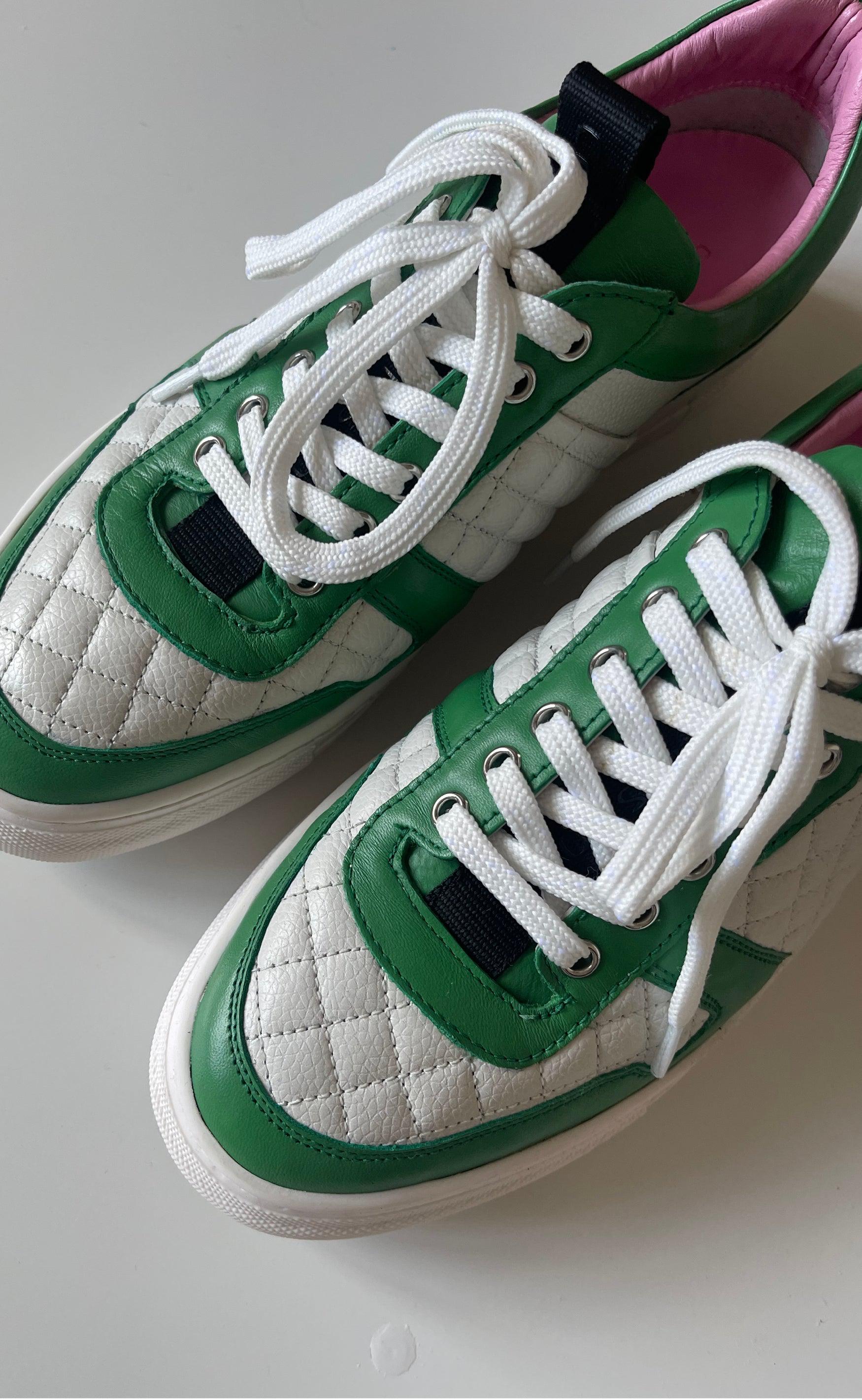 Copenhagen Shoes Sneaker - Paris Walk - Green / White