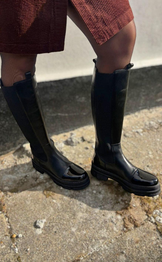 Copenhagen Shoes Støvle - Follow Me - Black Patent