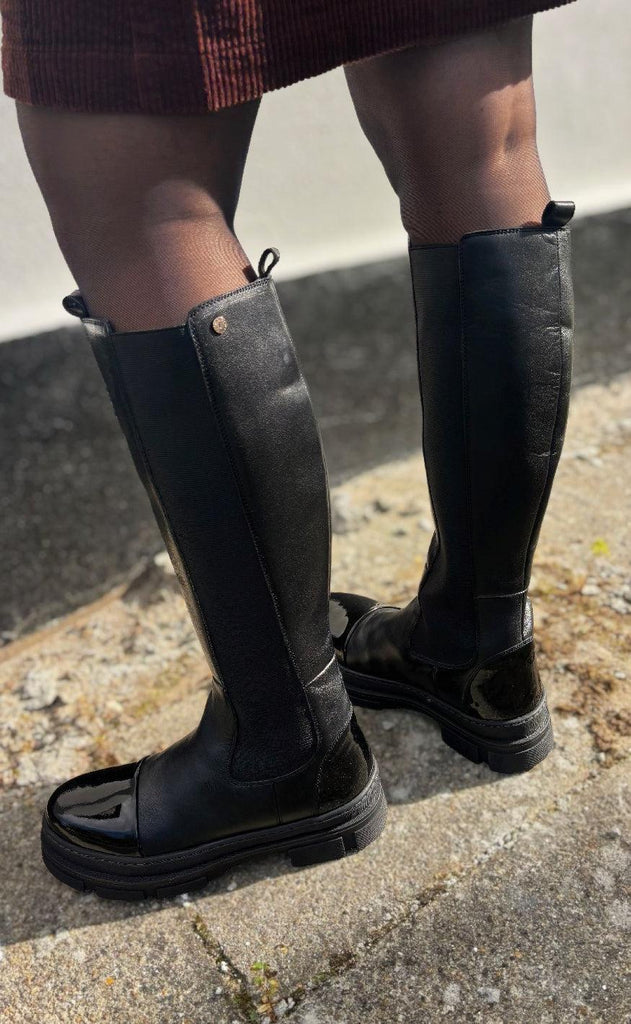 Copenhagen Shoes Støvle - Follow Me - Black Patent