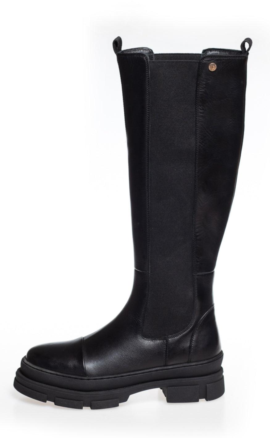 Copenhagen Shoes Støvle - Follow Me - Black (With Black Stiches)