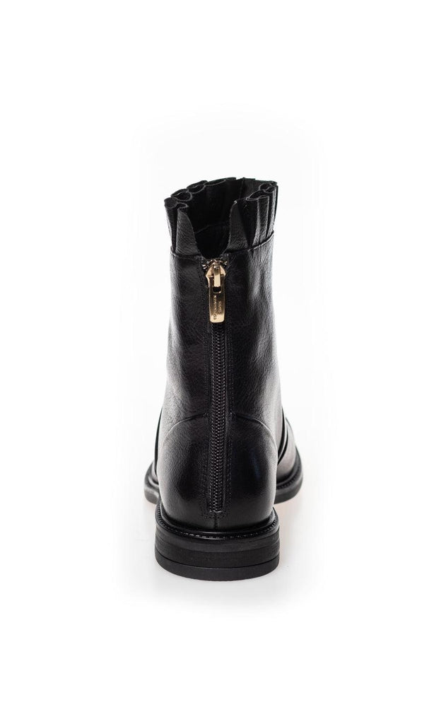Copenhagen Shoes Støvle - Margaret - Black W/Patent Toe