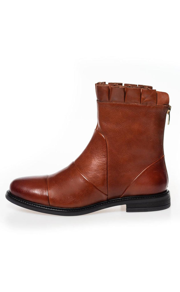 Copenhagen Shoes Støvle - Margaret - Cognac