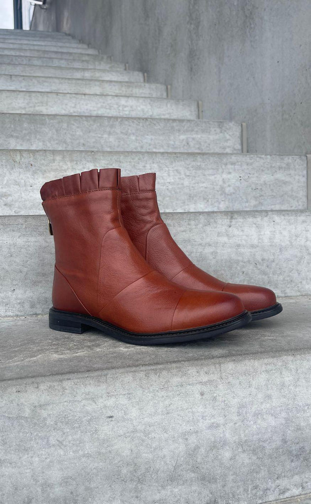 Copenhagen Shoes Støvle - Margaret - Cognac