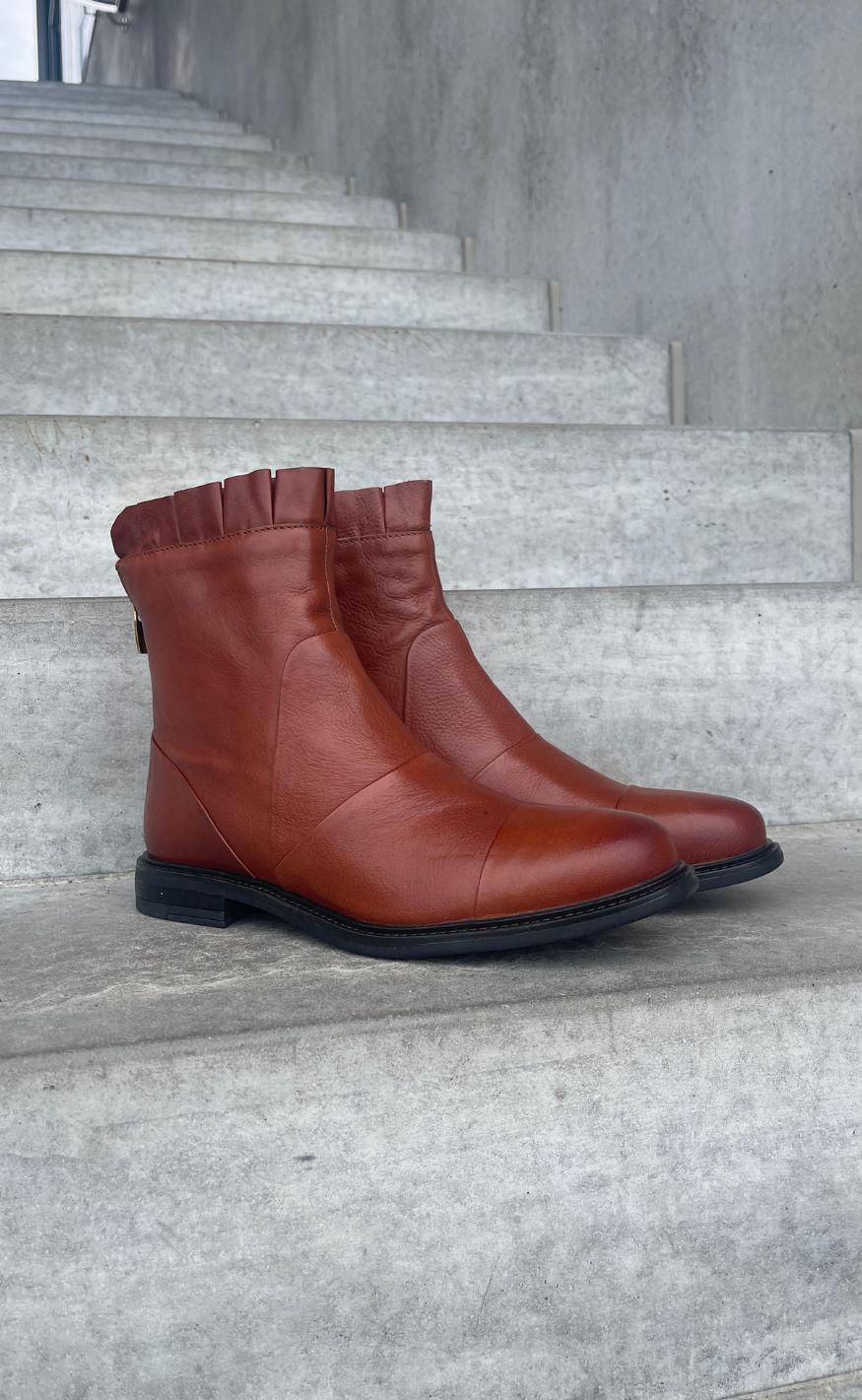 Copenhagen Shoes Støvle - Margaret - Cognac