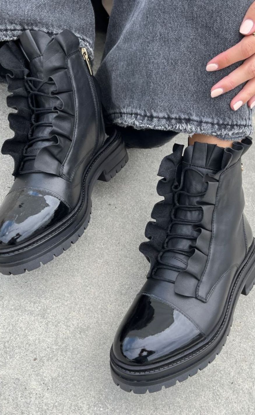 Copenhagen Shoes Støvle - Pretty - Black Patent