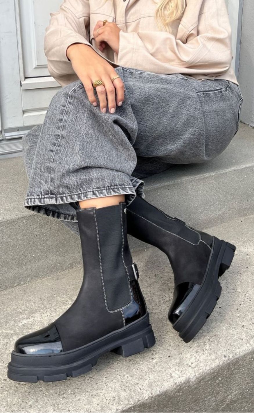 Copenhagen Shoes Støvle - The Belive Boot - Black