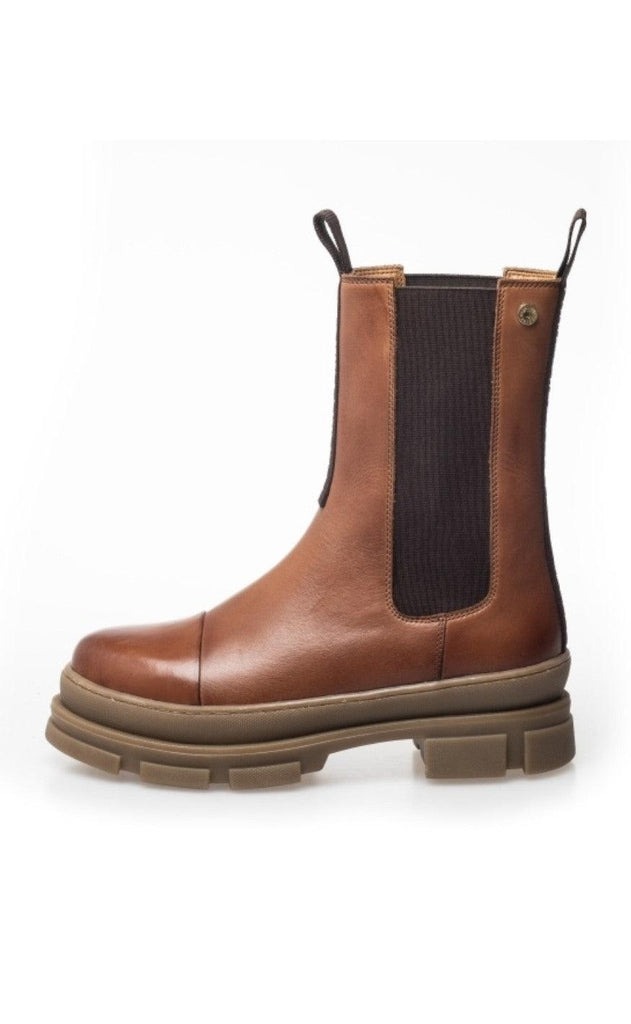 Copenhagen Shoes Støvle - You And Me Mid - Cognac