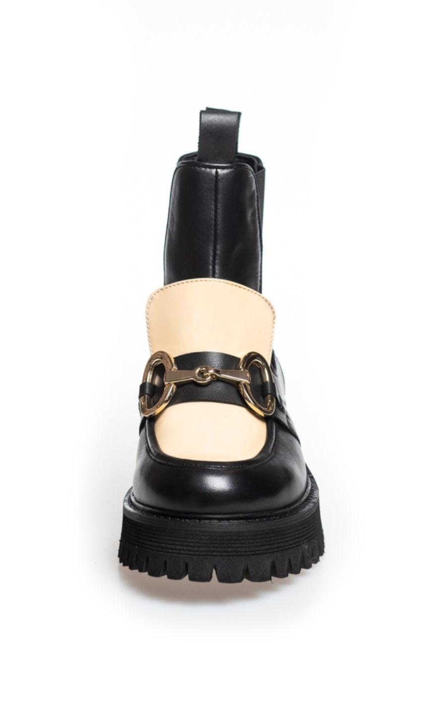 Copenhagen Shoes Støvler - All I Want Multi - Black/Beige