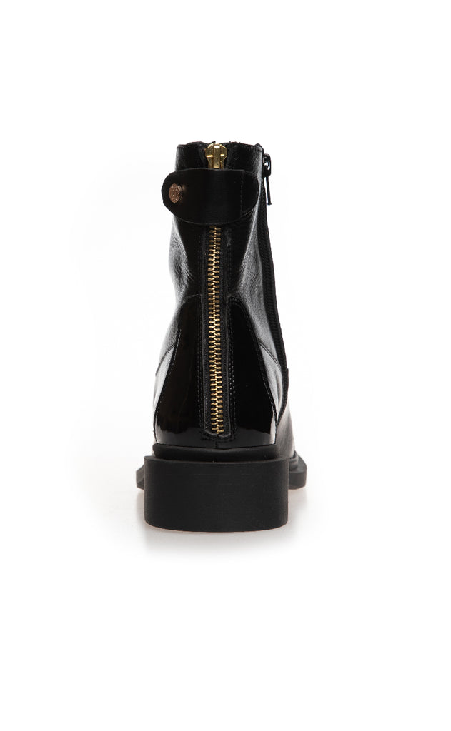 Copenhagen Shoes Støvler - As You See - Black W. Patent Toe