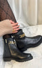 Copenhagen Shoes Støvler - Flower Eyes - Black/Gold