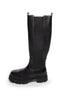 Copenhagen Shoes Støvler - Follow Me Zipper - Black W. Black Stiches