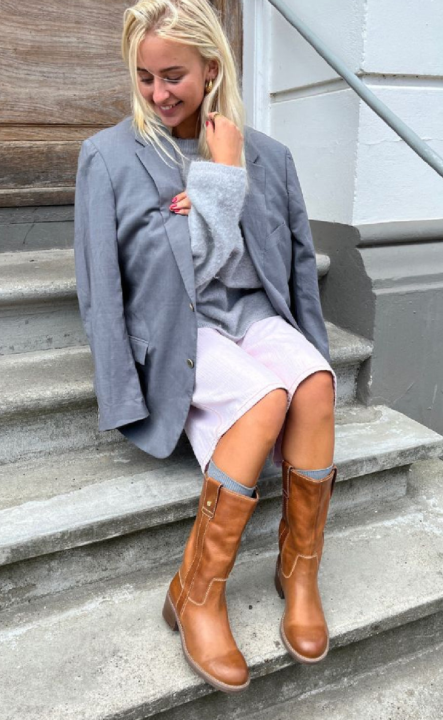 Copenhagen Shoes Støvler - My Good Vibes - Cognac