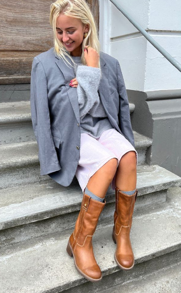 Copenhagen Shoes Støvler - My Good Vibes - Cognac