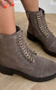 Copenhagen Shoes Støvler - New Rock Suede - Smoke