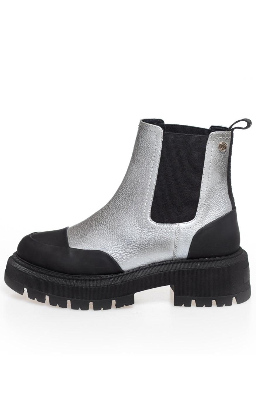 Copenhagen Shoes Støvler - Sally Girl Low - Silver