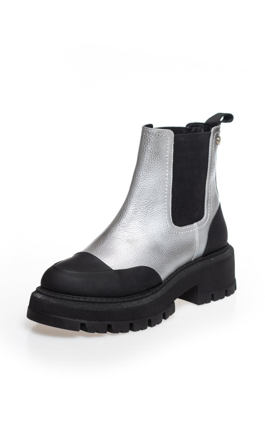Copenhagen Shoes Støvler - Sally Girl Low - Silver