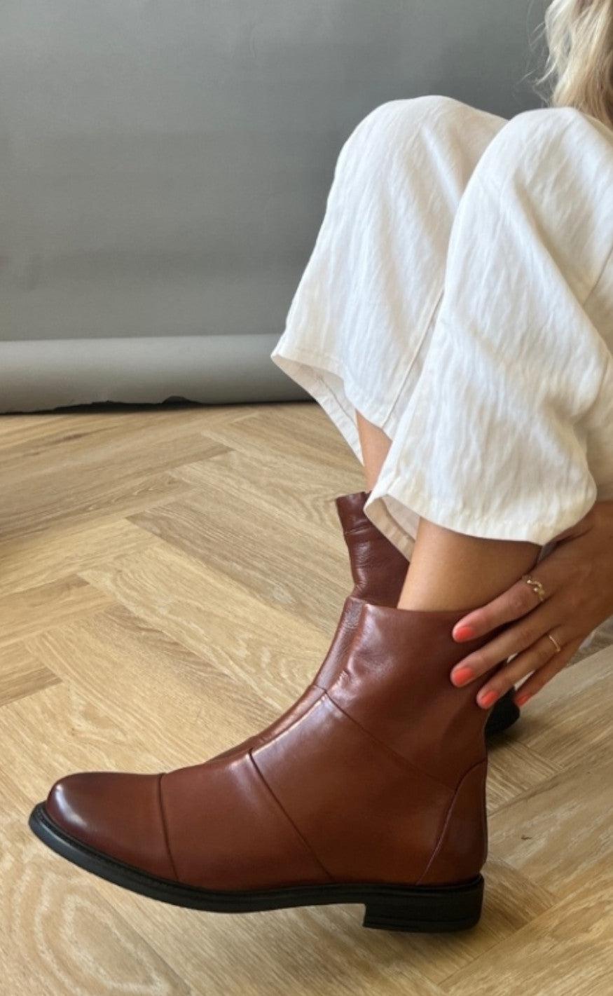 Copenhagen Shoes Støvler - Stephanie - Cognac