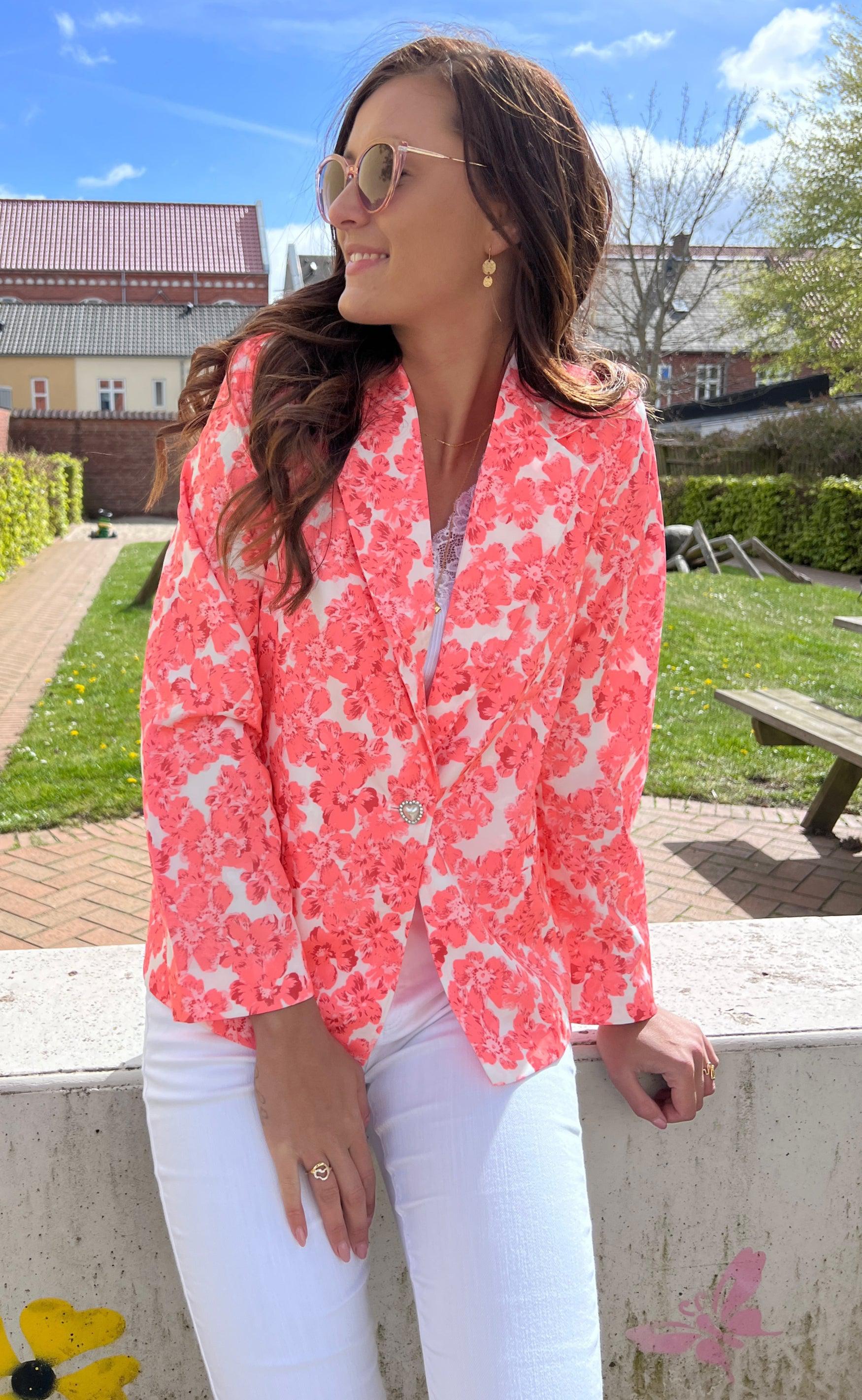Cras Blazer - Madelyn - Minty Coral