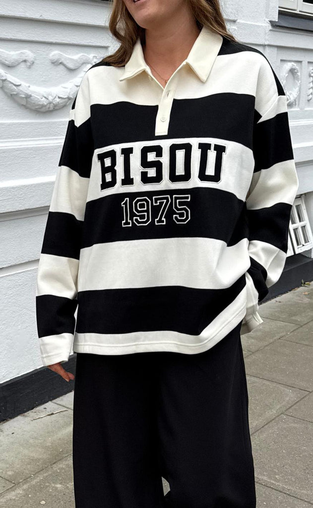 Cras Bluse - Bisou - Black White Stripe