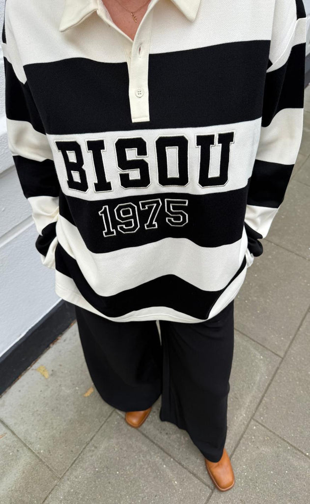 Cras Bluse - Bisou - Black White Stripe