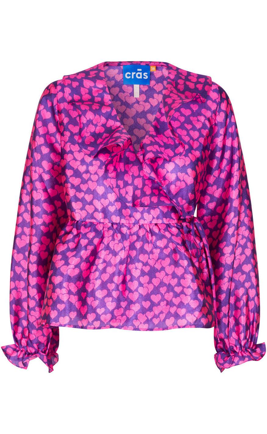 Cras Bluse - Monin - Heartbeats Purple