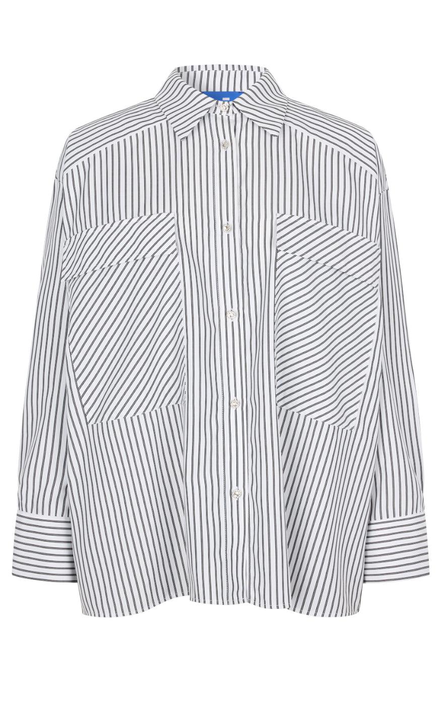 Cras Bluse - Office - Black Stripe