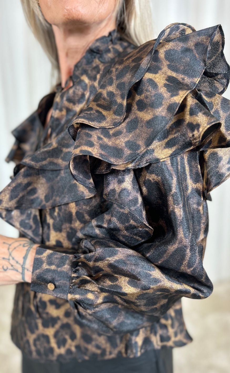 Cras Bluse - Sylvia - Hazy Leopard