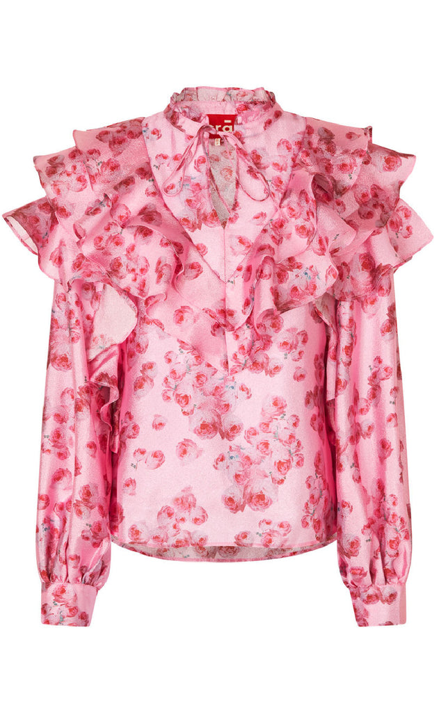 Cras Bluse - Sylvia - Pink Roses