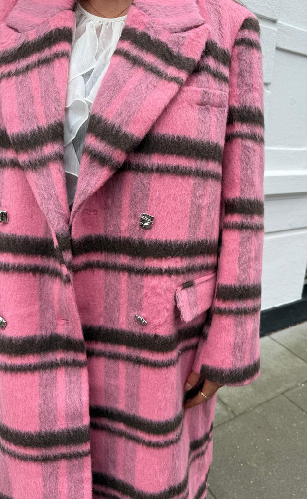 Cras Jakke - Sloane - Pink Check